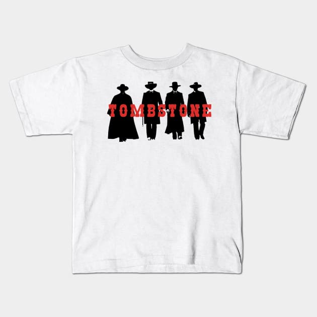 TOMBSTONE Western Kids T-Shirt by Qogl